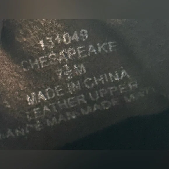 Highland Creek Brown beige leather lace up slip on loafer women’s size 7.5M - Picture 5 of 12